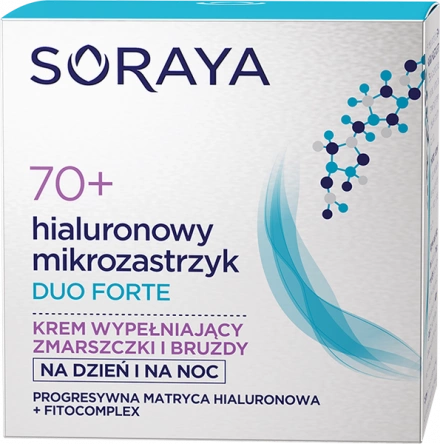 SORAYA Hialuronowy Mikrozastrzyk 70+ krem wypełniający zmarszczki i bruzdy 50ml