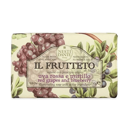 NESTI DANTE IL Frutteto mydło w kostce Czerwone Winogrona i Jagoda 250g