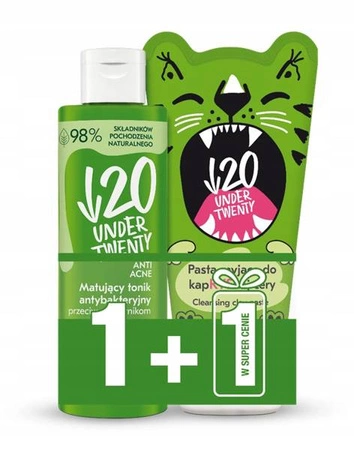 LIRENE U20 Myjąca pasta 150ml + tonik 200ml