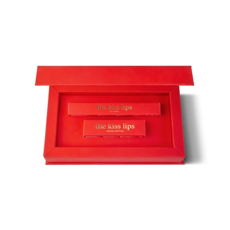 PAESE The Kiss Lips zestaw konturówka i pomadka w płynie 05 Raspberry Red