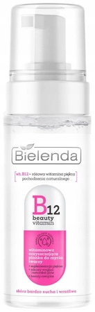 BIELENDA B12 Beauty Vitamin pianka do mycia twarzy oczyszczająca 150ml