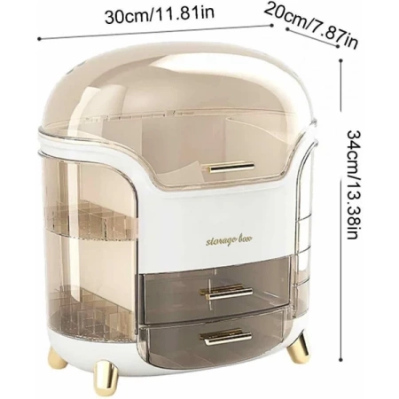 ECARLA organizer szkatułka na kosmetykii zestaw XL wielopoziomowy CB34