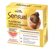 JOANNA Sensual plastry do depilacji twarzy Grejpfrut 12szt