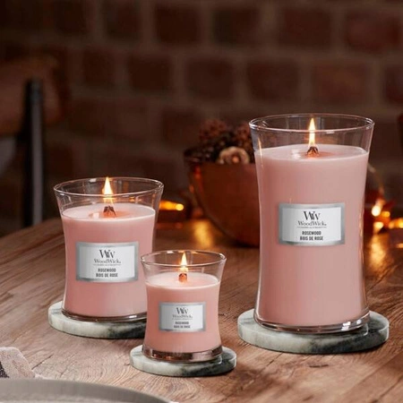 WOODWICK PlusWick duża świeca w słoiku ROSEWOOD 609,5g