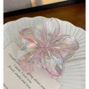 ECARLA spinka-klamra do włosów kwiat Moana Ombre różowa opalizująca SP317