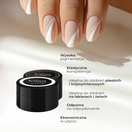 KABOS Art Paste pasta do zdobień Black 5g