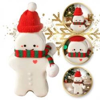 ECARLA butelka świąteczna 350ml Piernik z szalikiem BD38