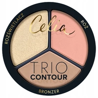 CELIA Trio Contour zestaw do konturowania twarzy w pudrze 02 7,5g