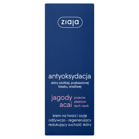 ZIAJA Jagody Acai krem odżywczo-regenerujący 50ml