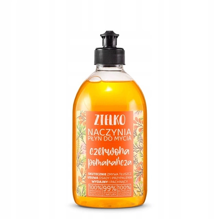 SYLVECO Zielko Naczynia płyn do mycia Czerwona Pomarańcza 500ml 