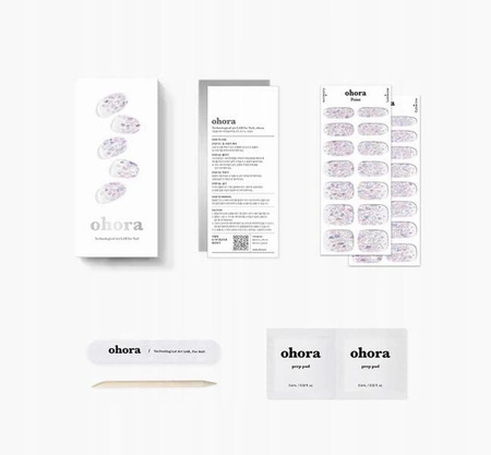 OHORA lakier hybrydowy w naklejce M Petal Rain ND-351 30szt