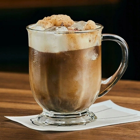 ECARLA kubek z uchem szklanka duża 400ml SZK159