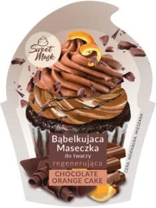 MARION Bąbelkująca maseczka do twarzy regenerująca Chocolate&Orange Cake 6g