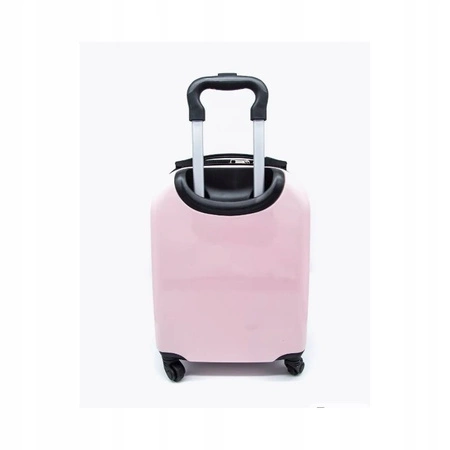 ECARLA walizka kabinowa dla dzieci Cute Bear Różowa WP05