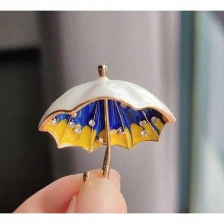 ECARLA broszka kryształowa Parasol BZ160