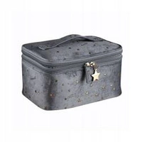 ECARLA kuferek kosmetyczka 2w1 rozkładana, szara KS97SZ