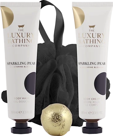THE LUXURY BATHING Sparking Pear & Nectarine Blossom zestaw prezentowy Dazzling