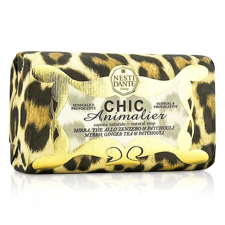 NESTI DANTE Chic Animaler mydło w kostce Brązowy Lampart 250g