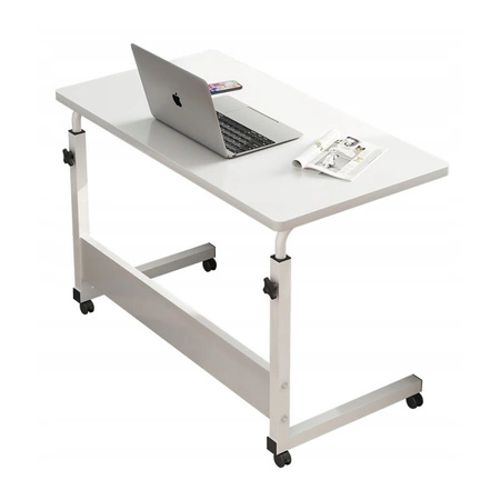 ECARLA mobilne biurko stolik pod laptop tablet Biały STL03WZ2