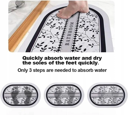 ECARLA dywanik wycieraczka Bathroom 60x90 DYW05