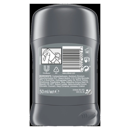 DOVE Men+Care Clean dezodorant antyperspirant w sztyfcie 50ml