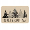 ECARLA dywanik wycieraczka świąteczna 60x90cm CHOINKI DYW13