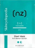 SKINCYCLOPEDIA maska do twarzy w płachcie NIACYNAMID 3% CYNK 20ml