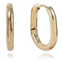 ECARLA kolczyki ze stali szlachetnej pozłacanej KST2895