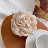 ECARLA spinka-klamra do włosów Kwiat z tkaniny Kremowa SP288K