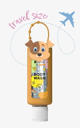 HISKIN Kids Body Wash płyn do kąpieli i mycia ciała Travel Size Piesek 75ml