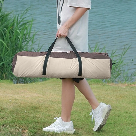 ECARLA namiot kempingowy składany 2-3 osobowy 200x140x115cm Zielony BAL12ZIE