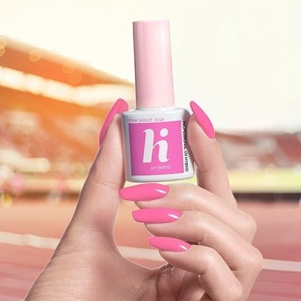 HI HYBRID Lakier hybrydowy 224 Violet Pink 5ml