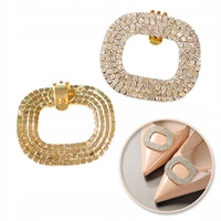 ECARLA klipsy do butów z kryształkami, cyrkoniami KDB51 2szt