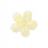 ECARLA spinka-klamra do włosów Kwiatek transparentny Blady Żółty SP275