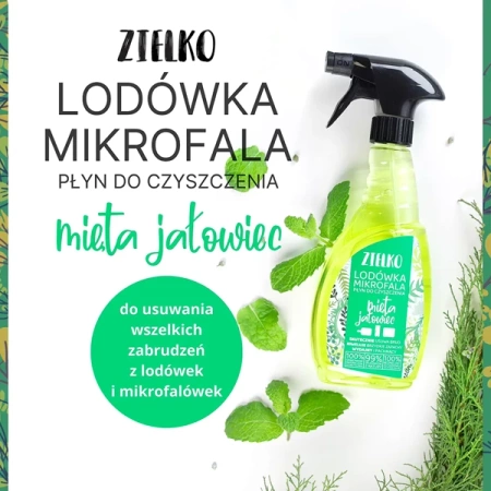 SYLVECO Zielko Kuchnia płyn do czyszczenia lodówka, mikrofala Mięta Jałowiec 500ml