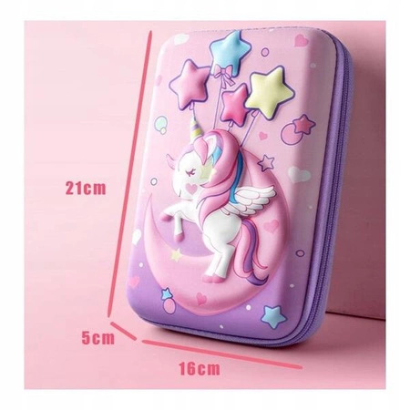 ECARLA piórnik wielofunkcyjny Jednorożec 3D PR07