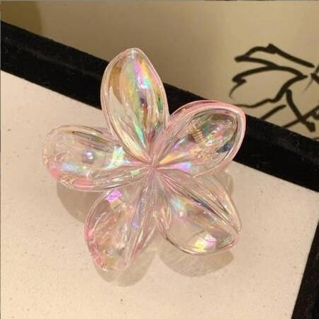 ECARLA spinka-klamra do włosów kwiat Moana Ombre różowa opalizująca SP317