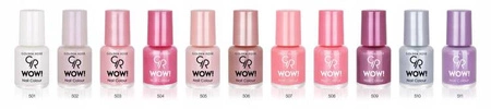 GOLDEN ROSE Wow Nail Color mini lakier do paznokci 507 perłowy 6ml