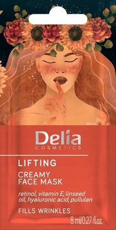 DELIA Maseczka liftingująca kremowa 8ml TERMIN 07-2025