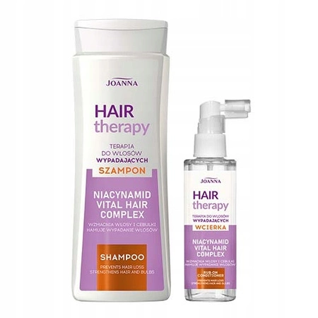 JOANNA Hair Therapy zestaw szampon + wcierka do włosów wypadających