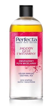 DAX Perfecta Jagody Goji Witaminy dwufazowy płyn micelarny dla alergików 400ml