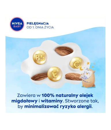 NIVEA Baby Nowa Formuła mleczko do ciała nawilżające Na Dobranoc 200ml