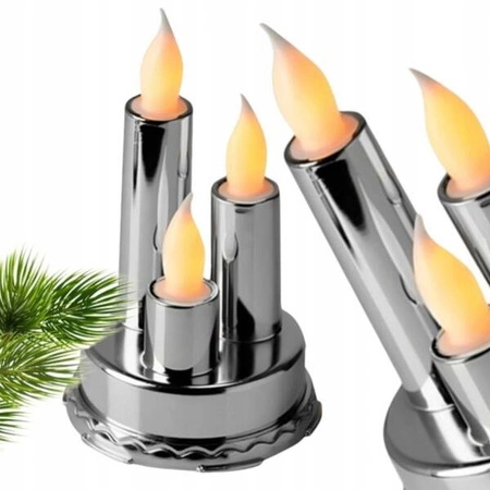 ECARLA świecznik wkład LED na baterię, Migający knot Ciepły LAMP41S 300ml