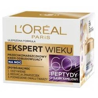 L'OREAL Ekspert Wieku 60+ przeciwzmarszczkowy krem odbudowujący na noc 50ml