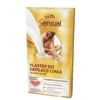 JOANNA Sensual plastry do depilacji ciała 12szt