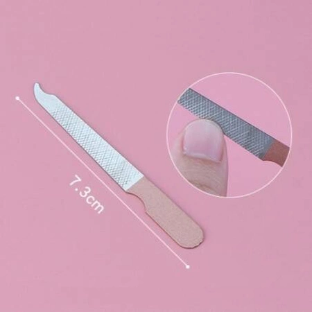 ECARLA zestaw akcesoriów do manicure w etui Różowa Świnka AK07