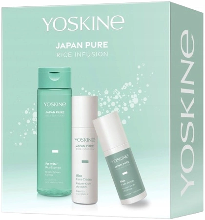 DAX Yoskine Japan Pure Rice Infusion zestaw prezentowy (krem do twarzy+esencja+serum)