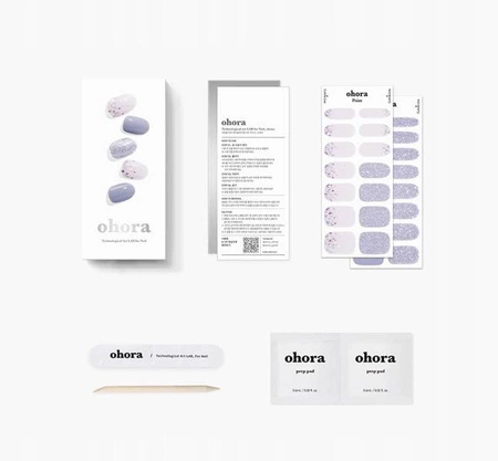 OHORA lakier hybrydowy w naklejce M Afterglow ND-196 30szt