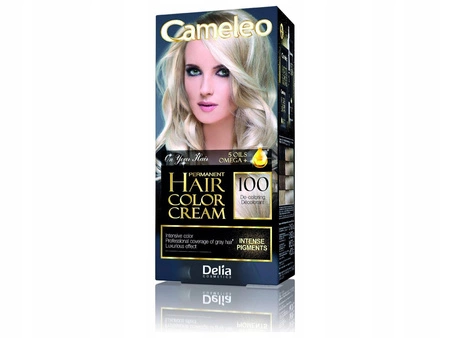 DELIA Cameleo farba do włosów permanentna 100 Dekoloryzator Omega+