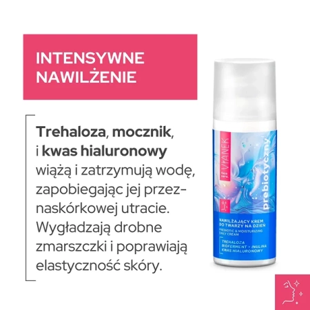 SYLVECO Vianek Prebiotyczny krem do twarzy na dzień nawilżający 50ml